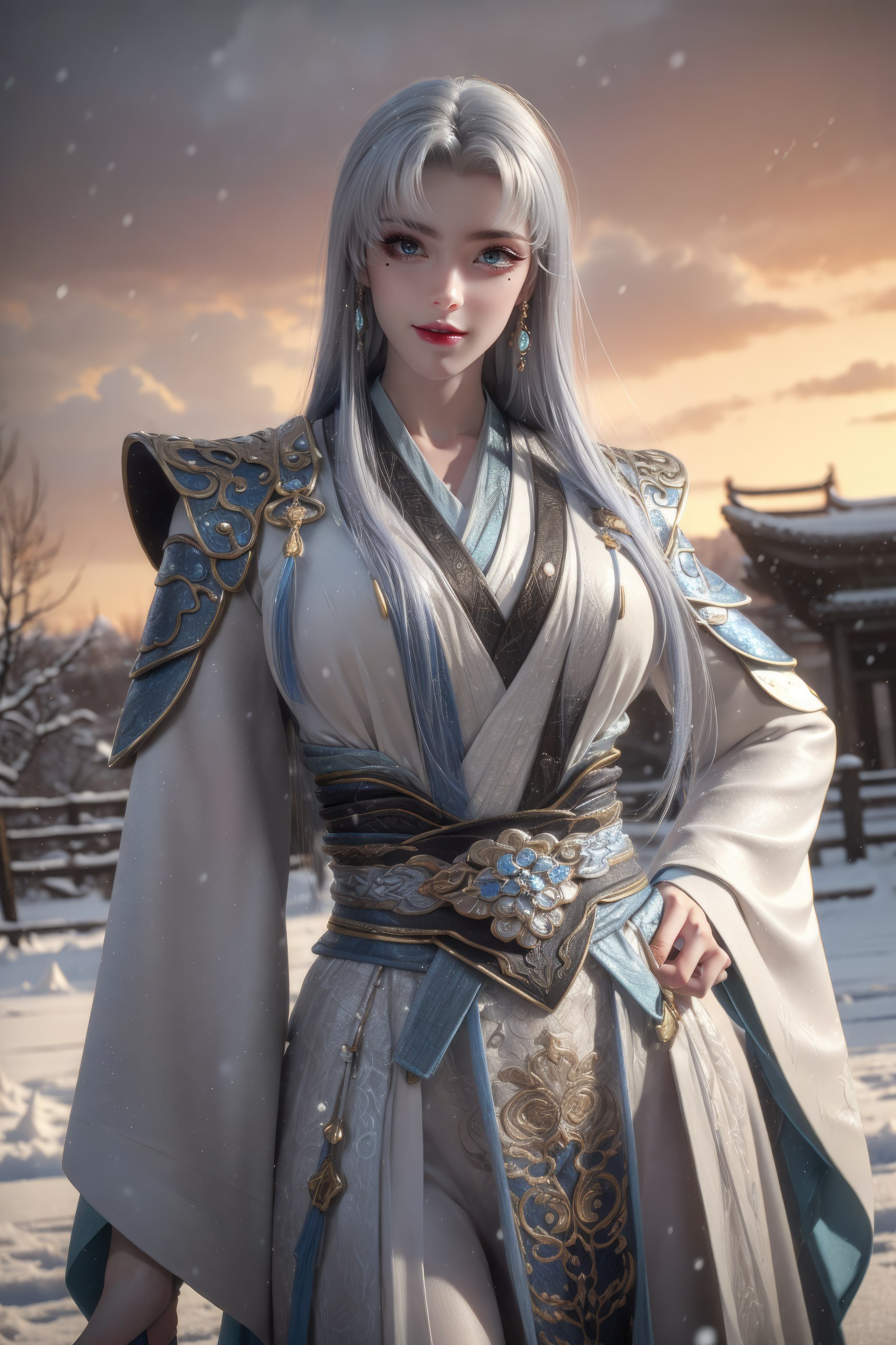 然后和观众